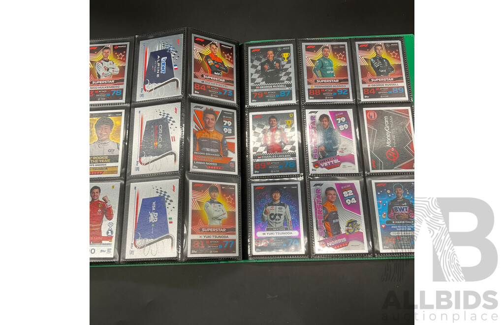 Formula 1 Topps Turbo Attax Collectors Cards