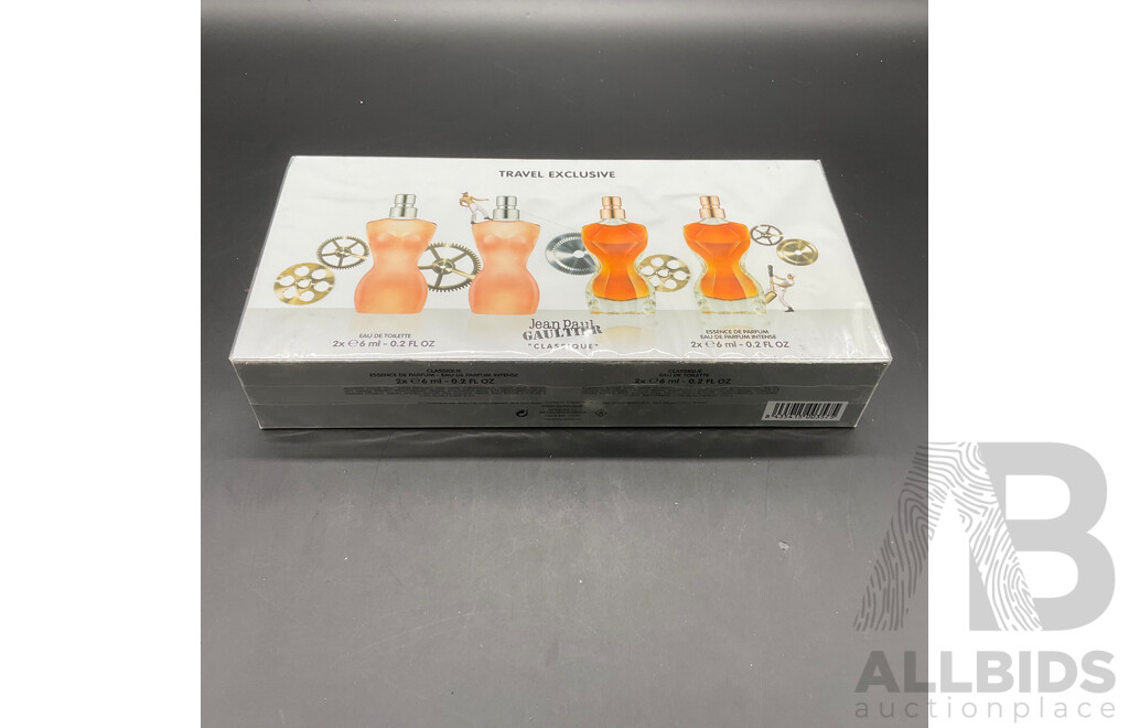 PACO RABANNE Pure XS 30ml Eau De Parfume and JEAN PAUL Gaultier ''Classique'' Travel Gift Set