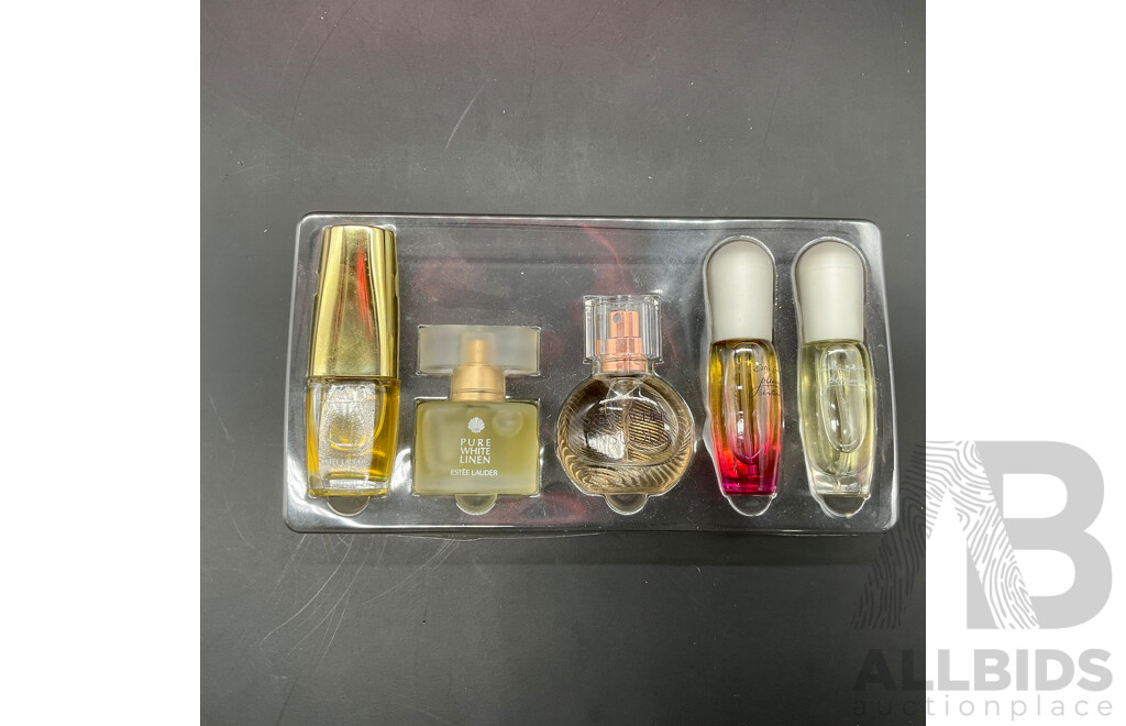 DONNA KARAN DKNY Be Tempted Set 50ml Eau De Parfum Spray and 100ml Body Lotion, ESTEE LAUDER Mini Travel Set