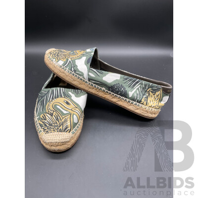Pair of Burberry Branded Espadrilles