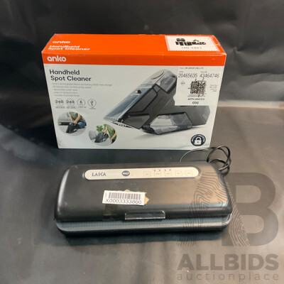 Anko Handheld Spot Cleaner & LAICA Vacuum Sealer