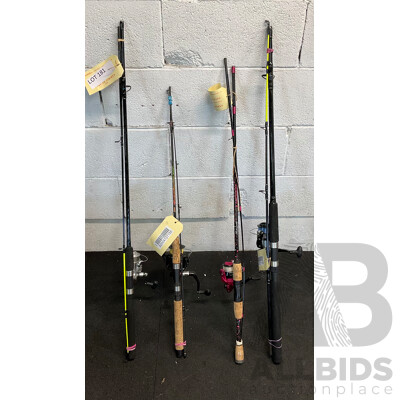 Assorted Fishing Rods - Lot of 4