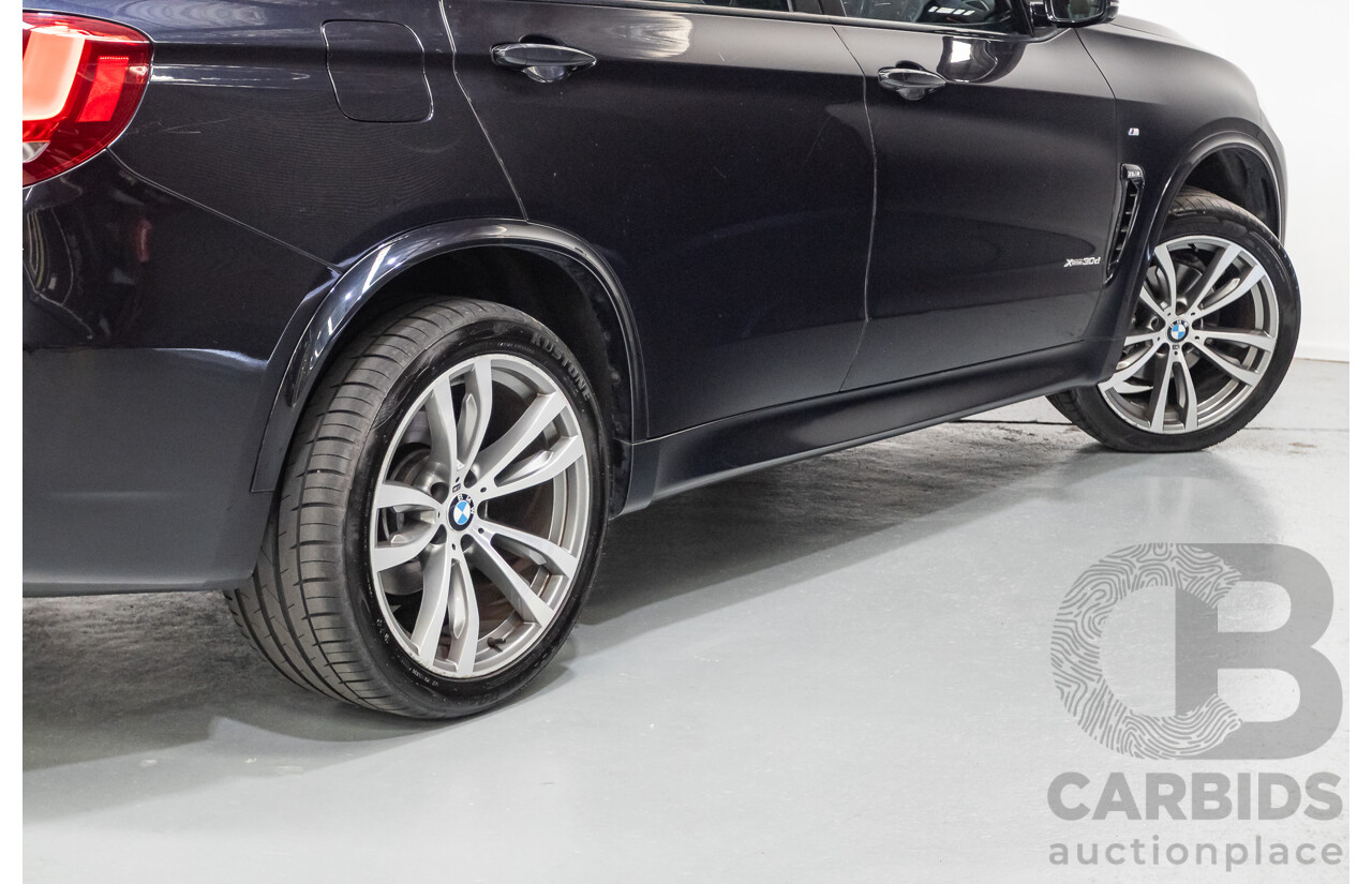 4/2016 BMW X5 xDrive30d (AWD) F15 MY16 4D Wagon Carbonschwarz Black Metallic Turbo Diesel 3.0L