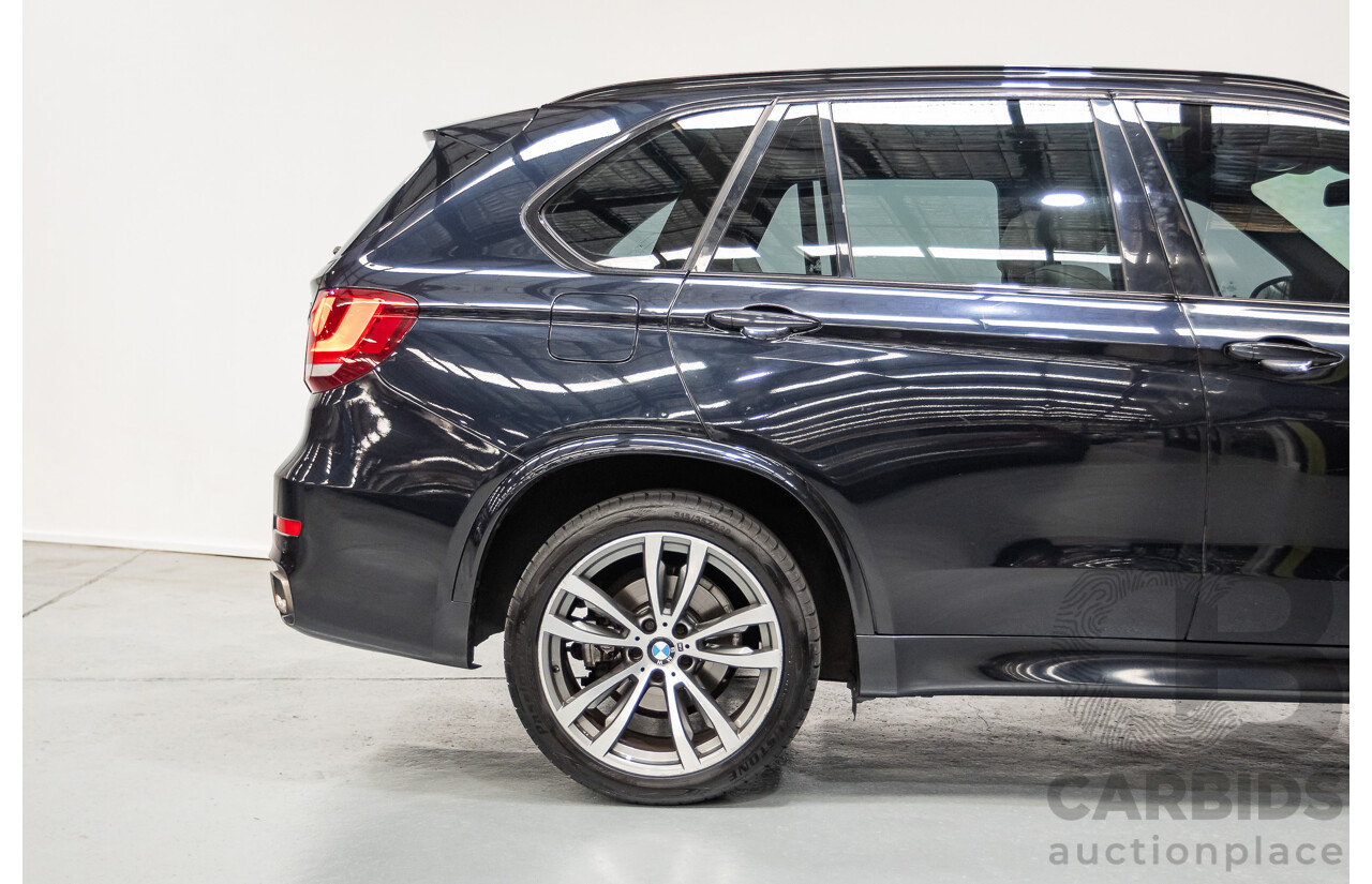4/2016 BMW X5 xDrive30d (AWD) F15 MY16 4D Wagon Carbonschwarz Black Metallic Turbo Diesel 3.0L