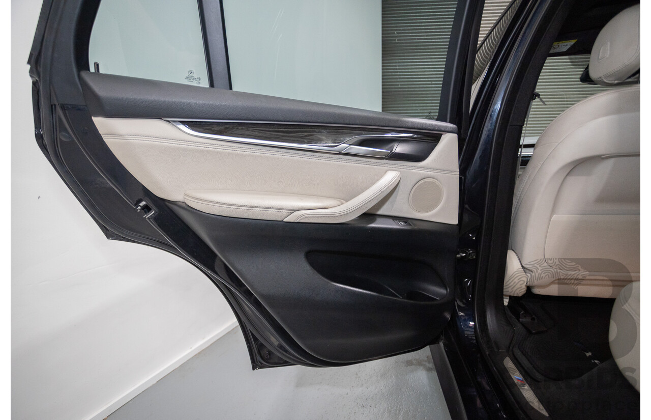 4/2016 BMW X5 xDrive30d (AWD) F15 MY16 4D Wagon Carbonschwarz Black Metallic Turbo Diesel 3.0L