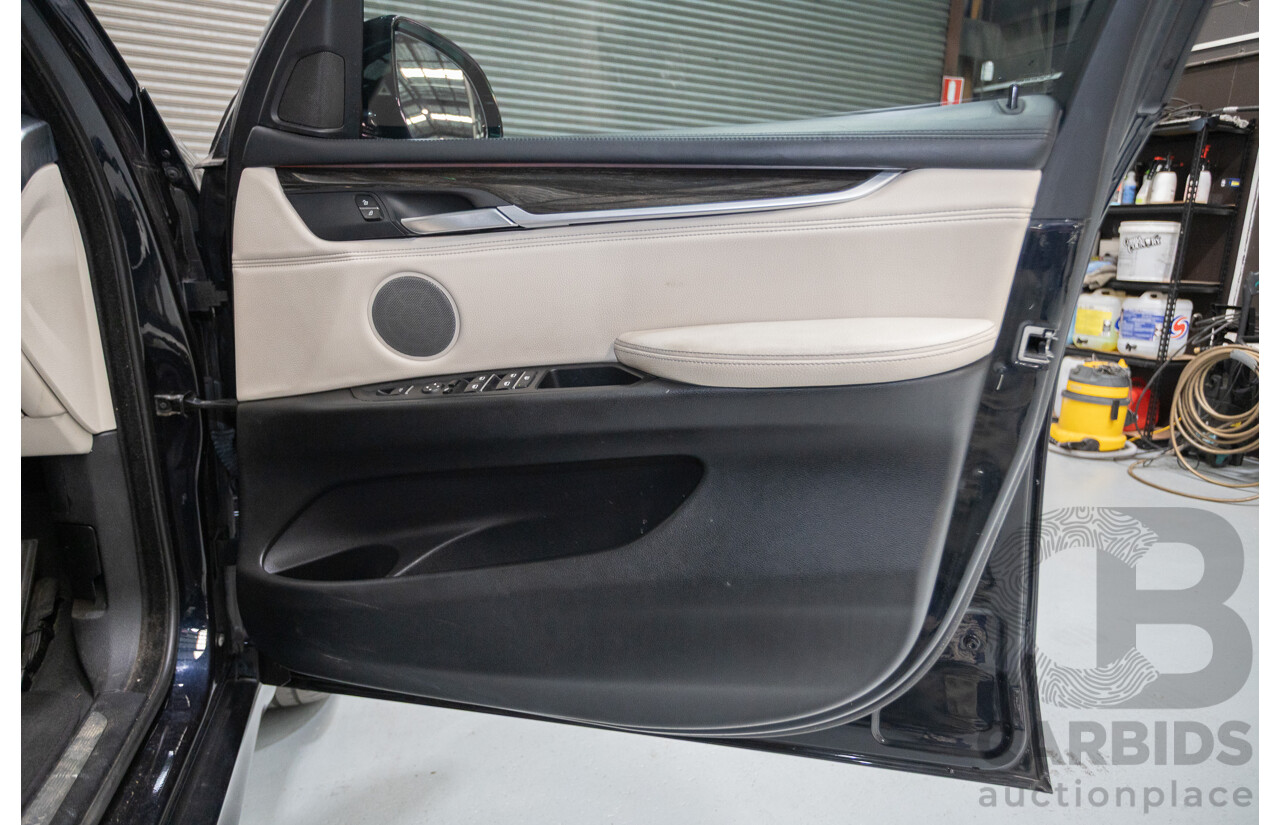 4/2016 BMW X5 xDrive30d (AWD) F15 MY16 4D Wagon Carbonschwarz Black Metallic Turbo Diesel 3.0L