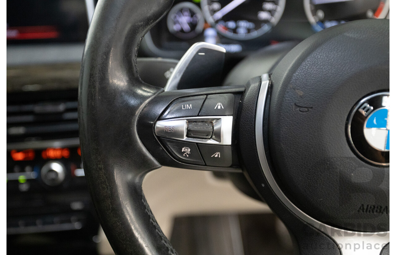 4/2016 BMW X5 xDrive30d (AWD) F15 MY16 4D Wagon Carbonschwarz Black Metallic Turbo Diesel 3.0L