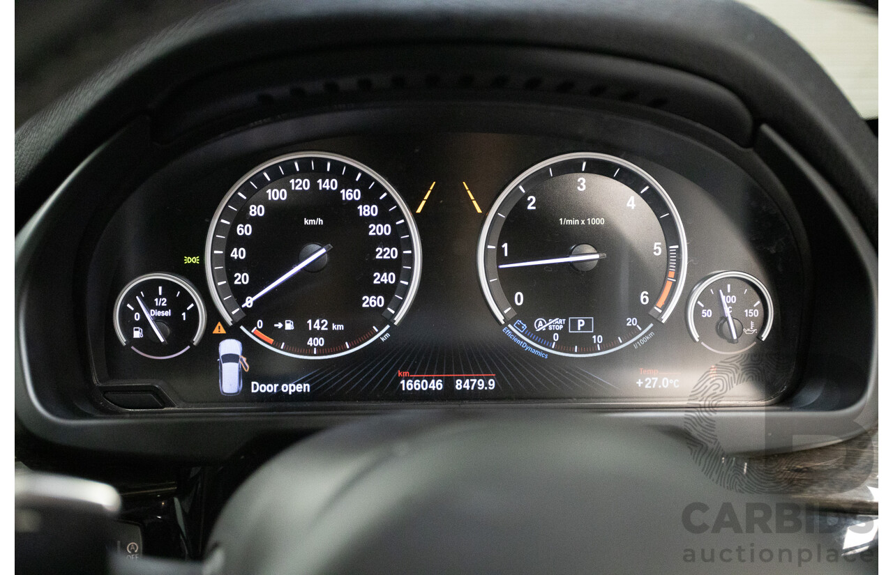 4/2016 BMW X5 xDrive30d (AWD) F15 MY16 4D Wagon Carbonschwarz Black Metallic Turbo Diesel 3.0L