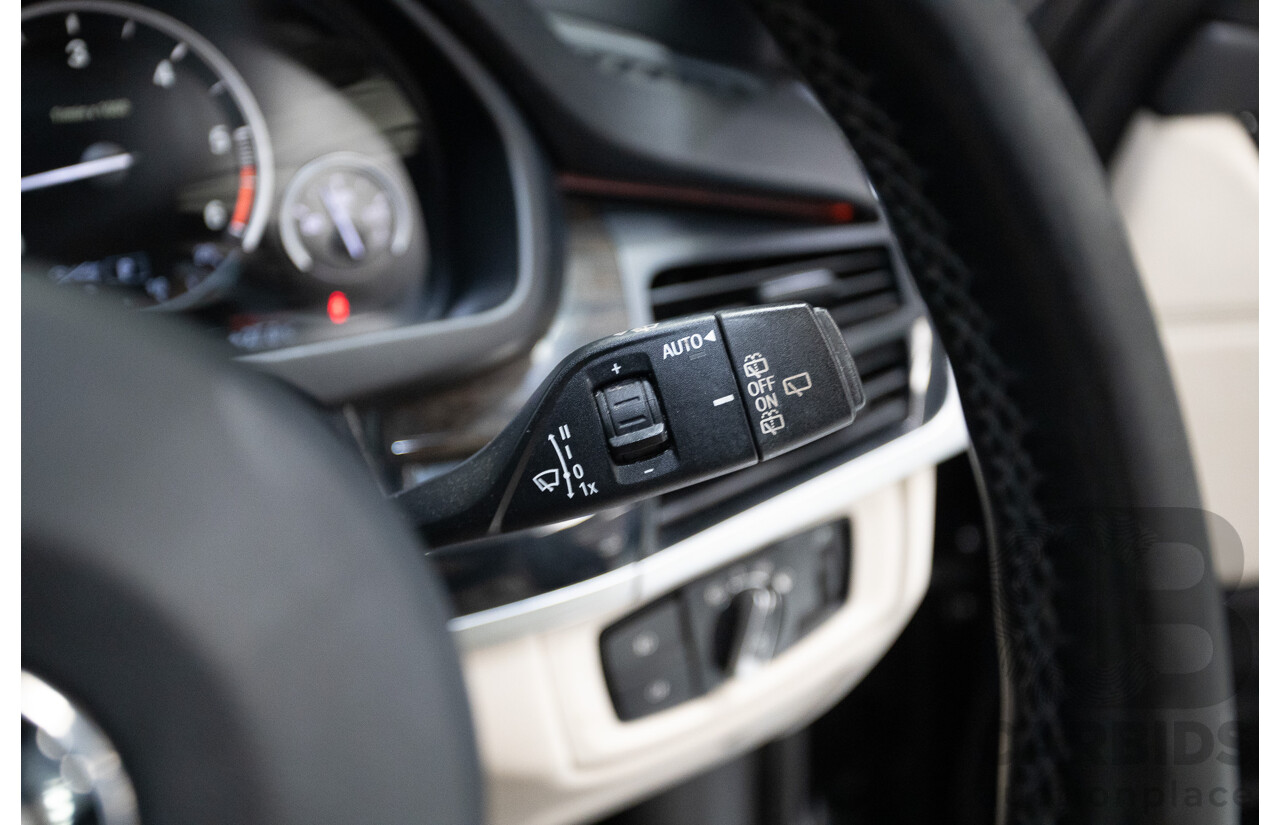 4/2016 BMW X5 xDrive30d (AWD) F15 MY16 4D Wagon Carbonschwarz Black Metallic Turbo Diesel 3.0L