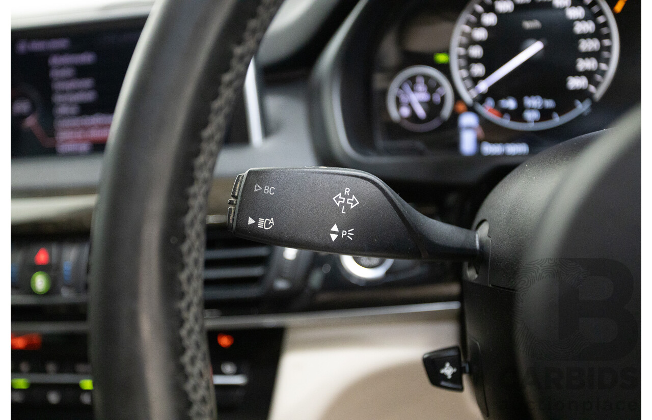 4/2016 BMW X5 xDrive30d (AWD) F15 MY16 4D Wagon Carbonschwarz Black Metallic Turbo Diesel 3.0L