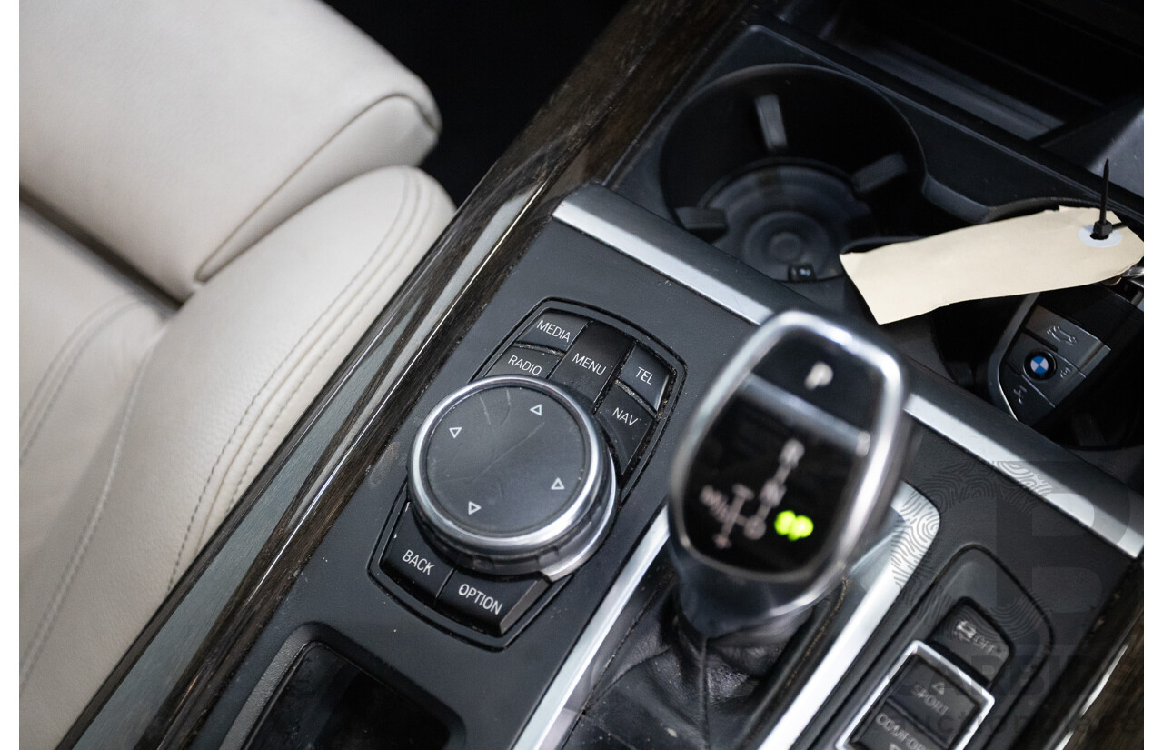 4/2016 BMW X5 xDrive30d (AWD) F15 MY16 4D Wagon Carbonschwarz Black Metallic Turbo Diesel 3.0L