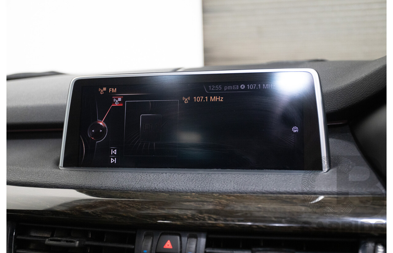 4/2016 BMW X5 xDrive30d (AWD) F15 MY16 4D Wagon Carbonschwarz Black Metallic Turbo Diesel 3.0L