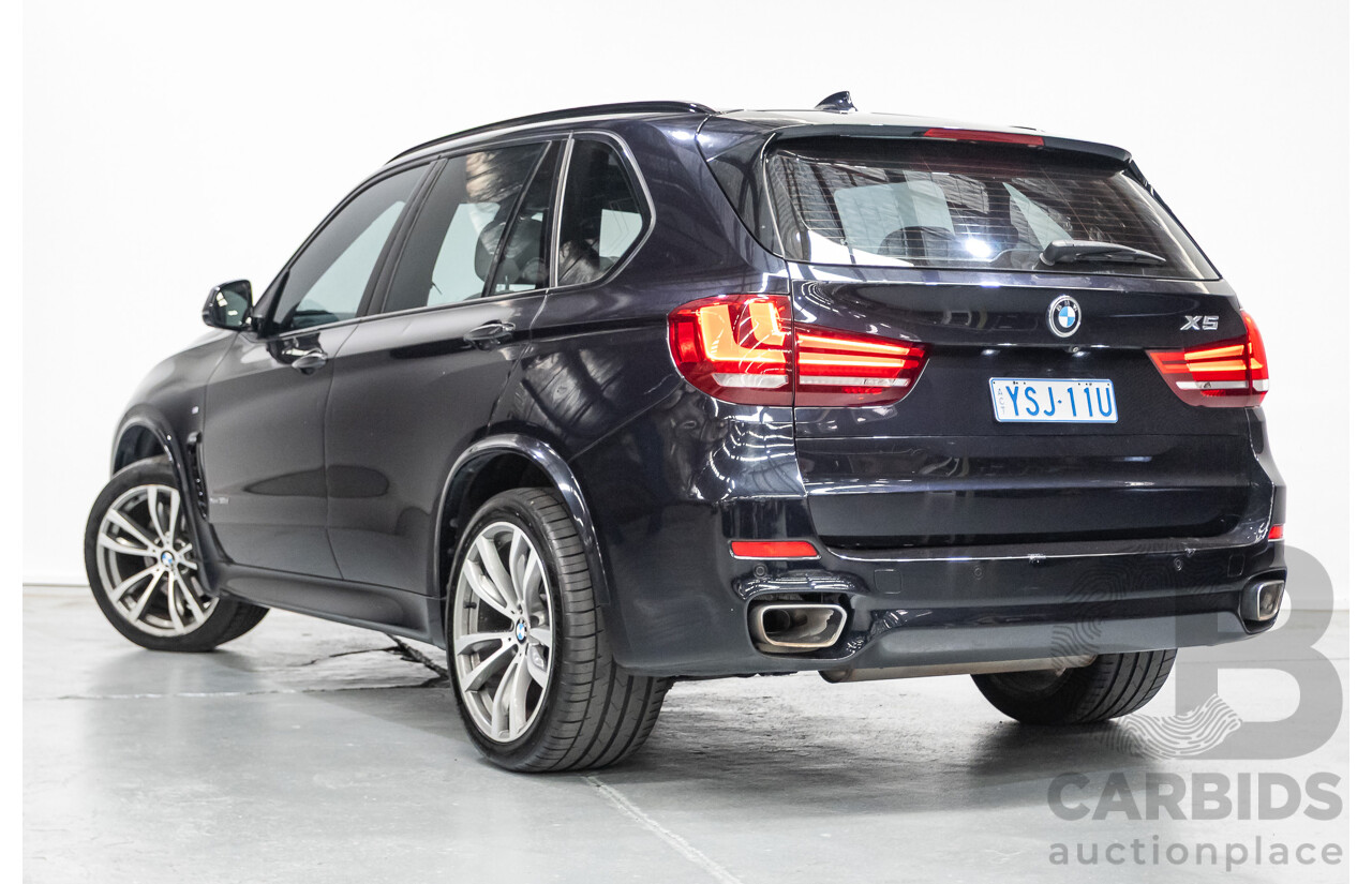 4/2016 BMW X5 xDrive30d (AWD) F15 MY16 4D Wagon Carbonschwarz Black Metallic Turbo Diesel 3.0L