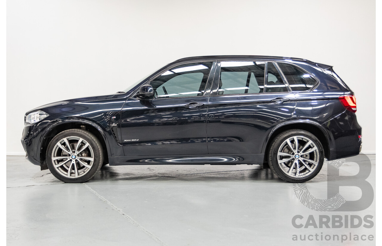 4/2016 BMW X5 xDrive30d (AWD) F15 MY16 4D Wagon Carbonschwarz Black Metallic Turbo Diesel 3.0L