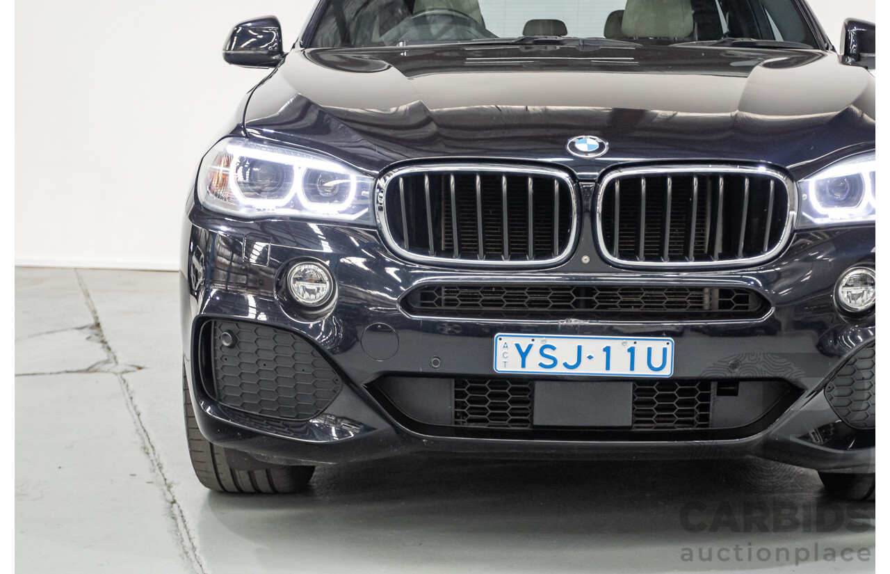 4/2016 BMW X5 xDrive30d (AWD) F15 MY16 4D Wagon Carbonschwarz Black Metallic Turbo Diesel 3.0L