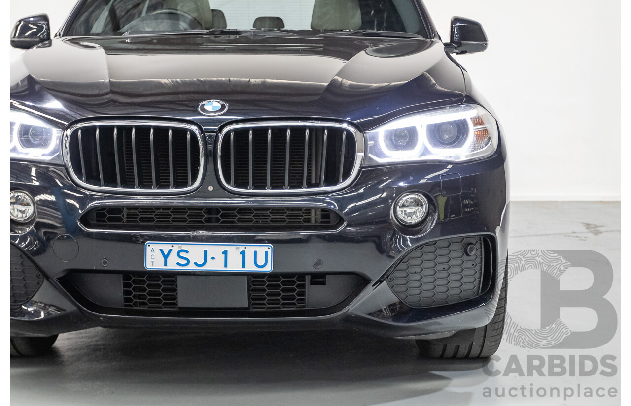 4/2016 BMW X5 xDrive30d (AWD) F15 MY16 4D Wagon Carbonschwarz Black Metallic Turbo Diesel 3.0L