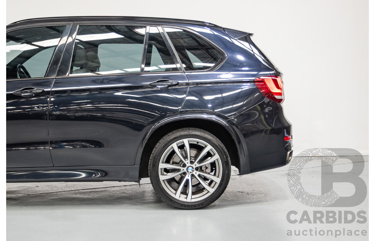 4/2016 BMW X5 xDrive30d (AWD) F15 MY16 4D Wagon Carbonschwarz Black Metallic Turbo Diesel 3.0L