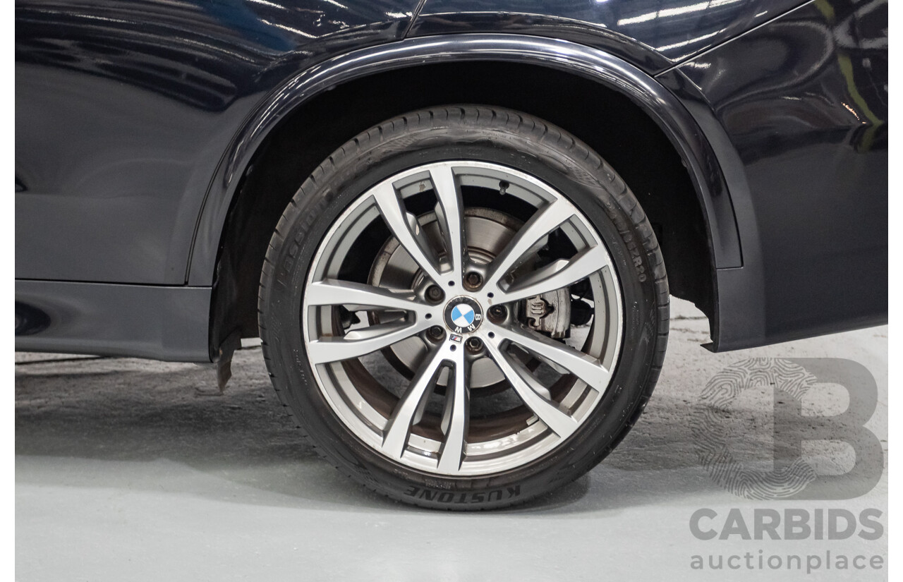 4/2016 BMW X5 xDrive30d (AWD) F15 MY16 4D Wagon Carbonschwarz Black Metallic Turbo Diesel 3.0L