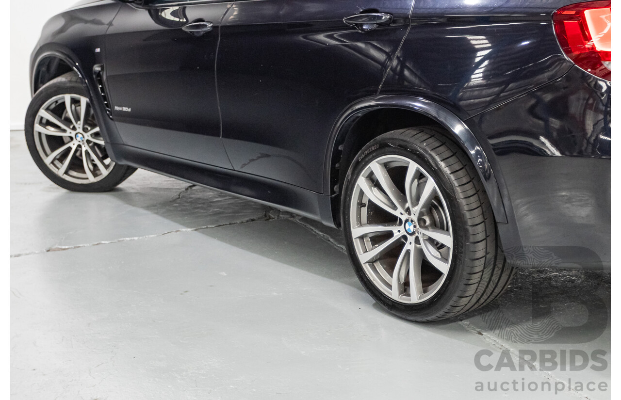4/2016 BMW X5 xDrive30d (AWD) F15 MY16 4D Wagon Carbonschwarz Black Metallic Turbo Diesel 3.0L