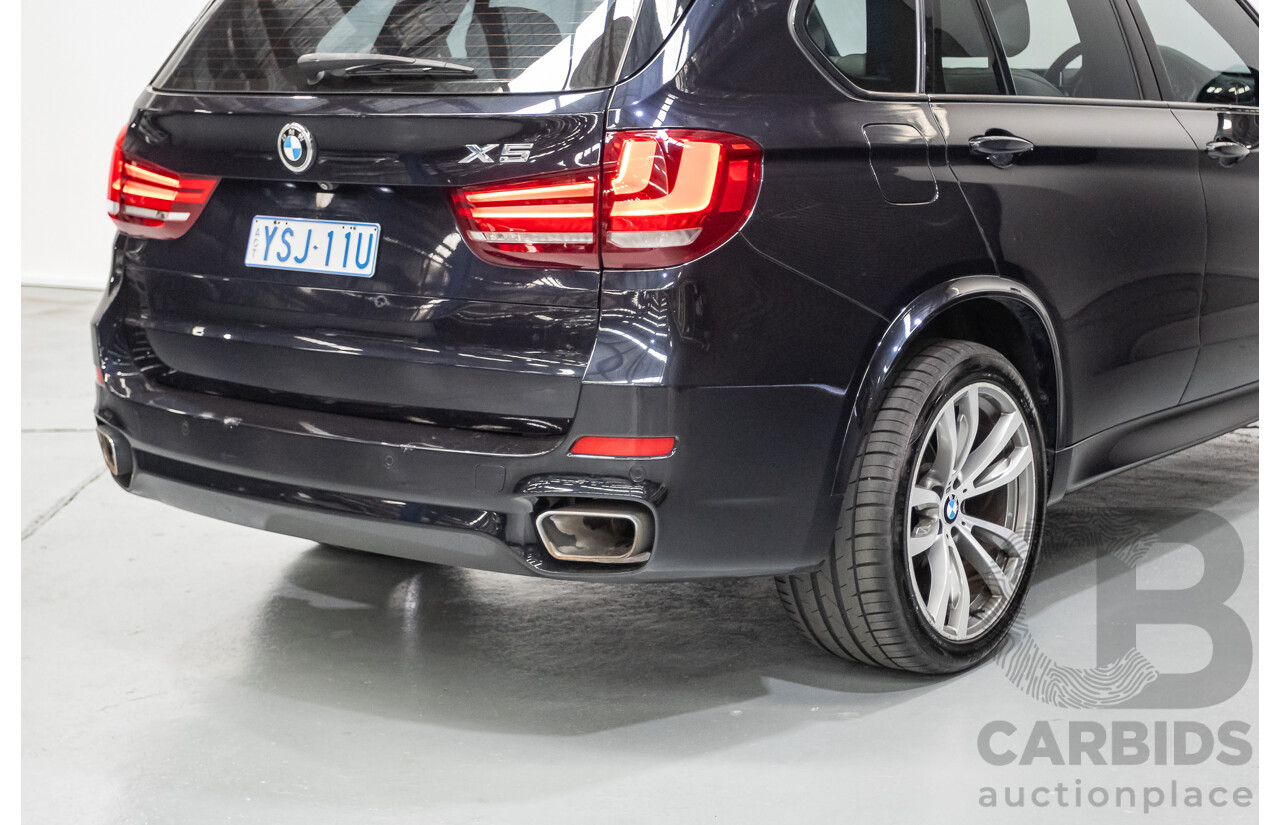 4/2016 BMW X5 xDrive30d (AWD) F15 MY16 4D Wagon Carbonschwarz Black Metallic Turbo Diesel 3.0L