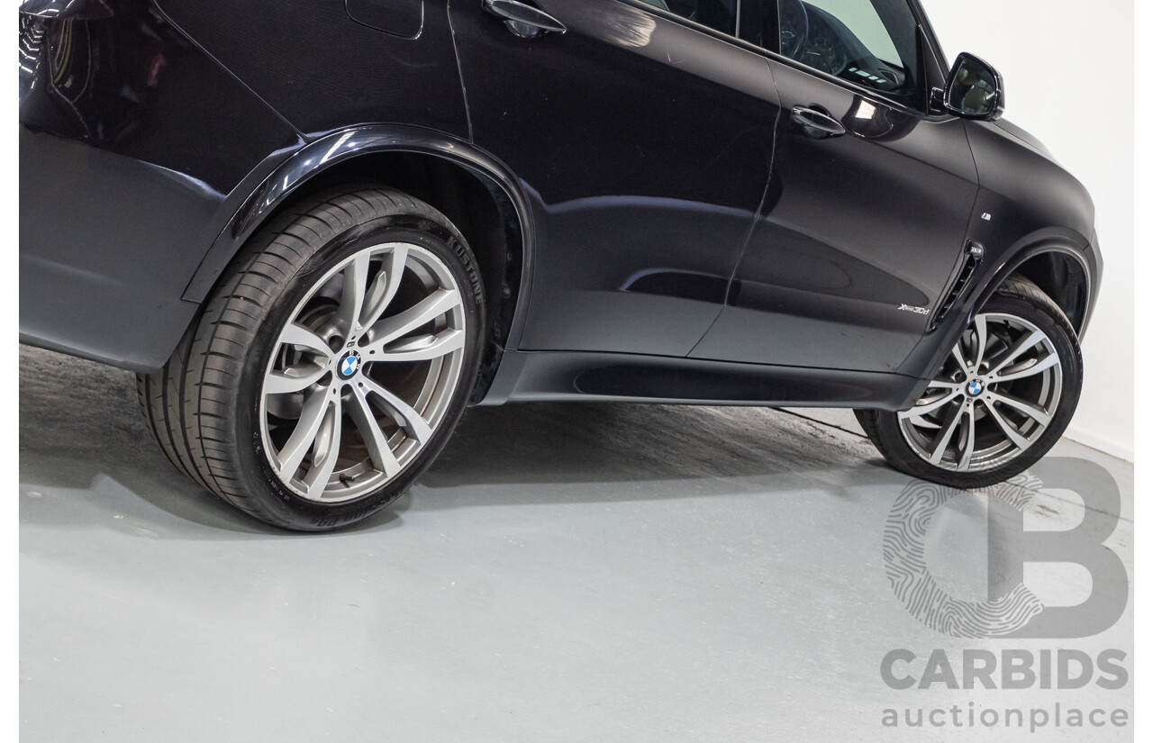 4/2016 BMW X5 xDrive30d (AWD) F15 MY16 4D Wagon Carbonschwarz Black Metallic Turbo Diesel 3.0L