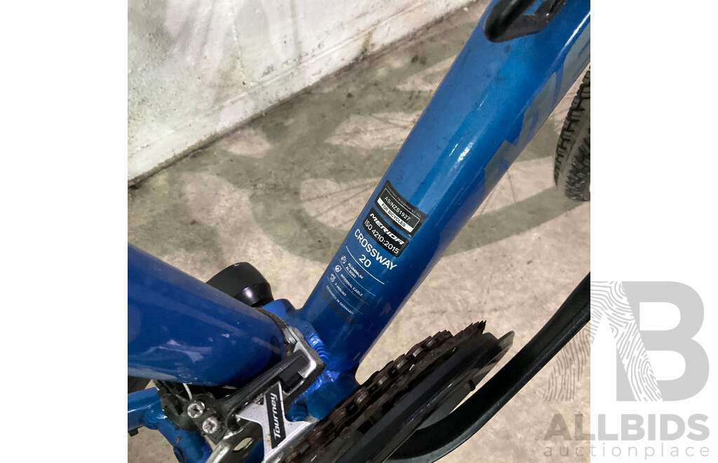 Merida Crossway 20 Blue Bike - Size XS