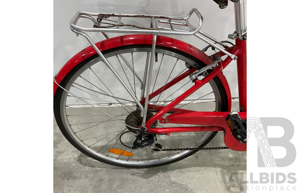 XDS Red Ladies Town Bike