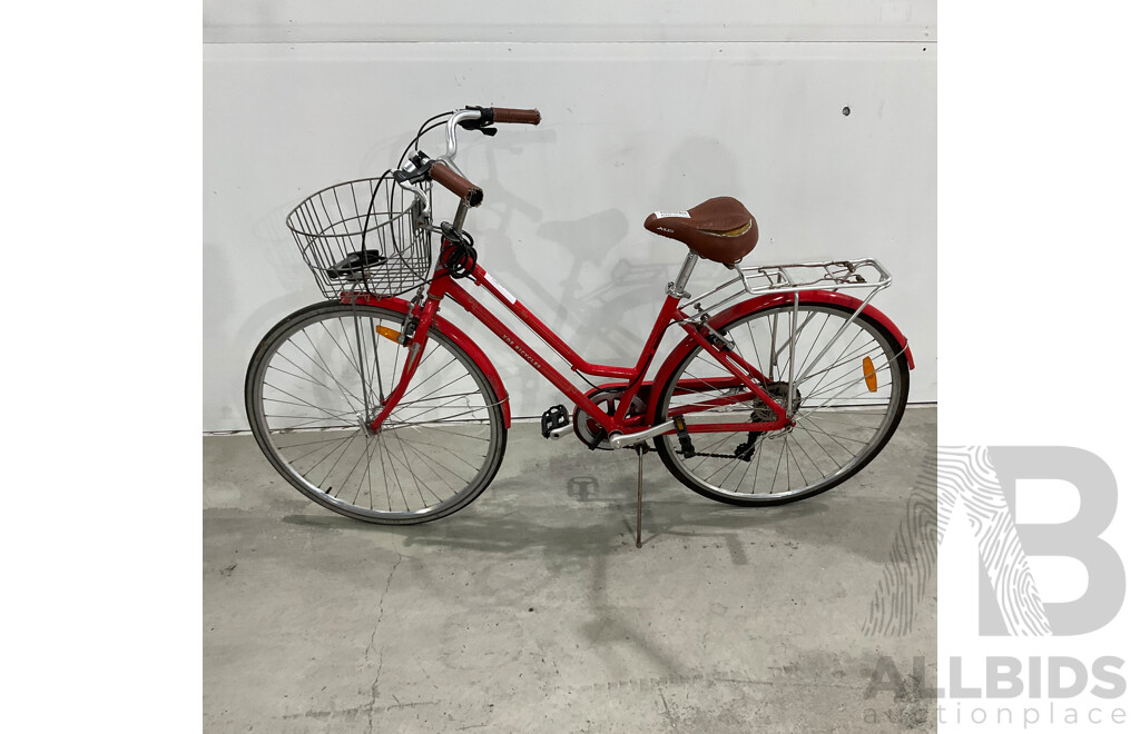 XDS Red Ladies Town Bike