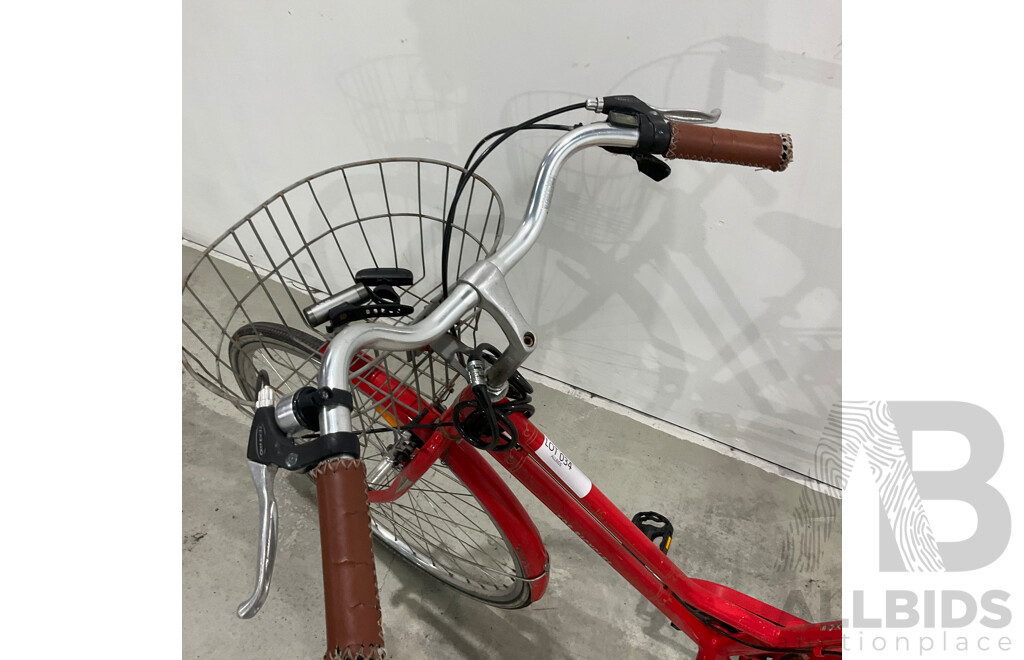 XDS Red Ladies Town Bike