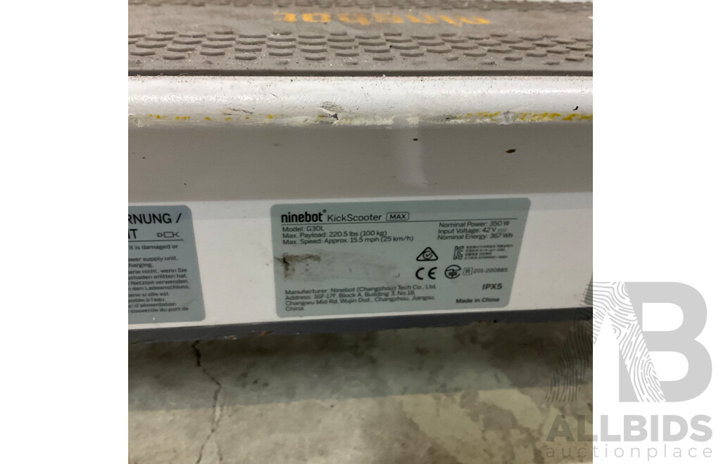 NINEBOT Kickscooter MAX G30L E-scooter