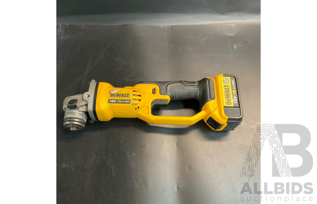 Dewalt DCG412-XE 125mm Cordless Cut-off Tool with Battery