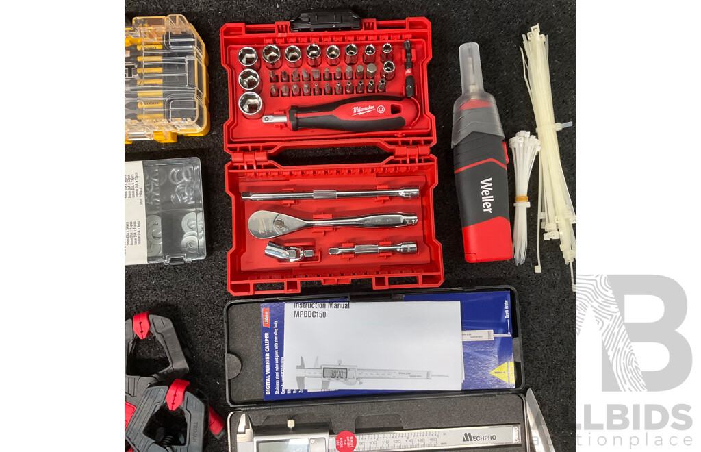 Collection of Various Hand Tools, Electrical Supplies and Others