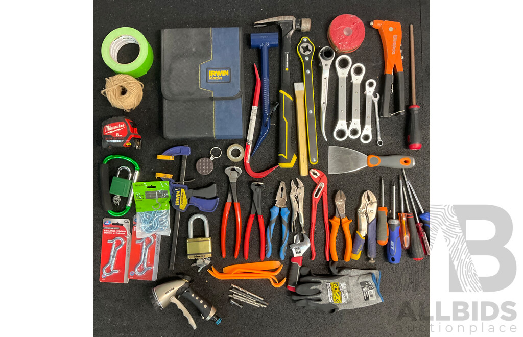 Collection of Various Hand Tools