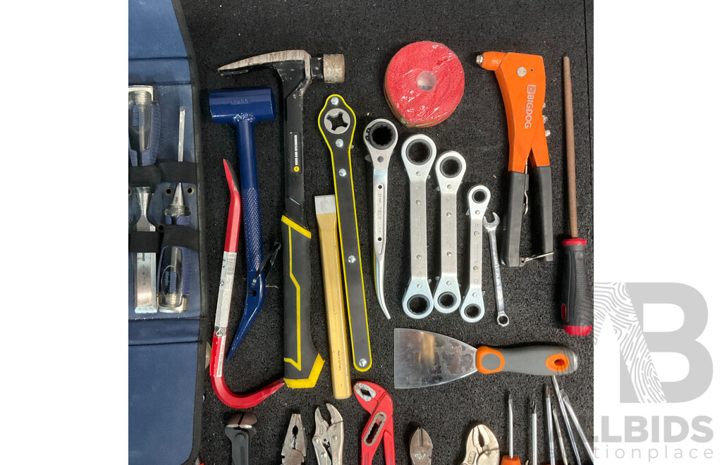 Collection of Various Hand Tools