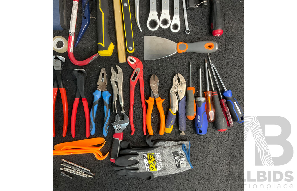 Collection of Various Hand Tools