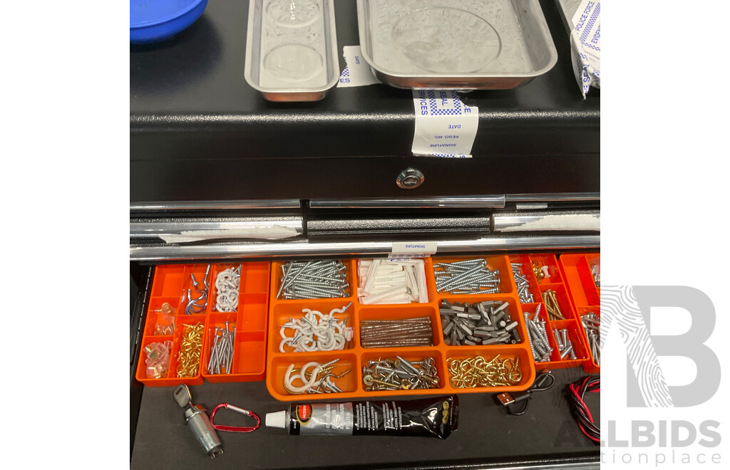 GIANTZ 15 Drawer Tool Box Cabinet Chest Trolley Toolbox Garage Storage Box with Accessories and Others