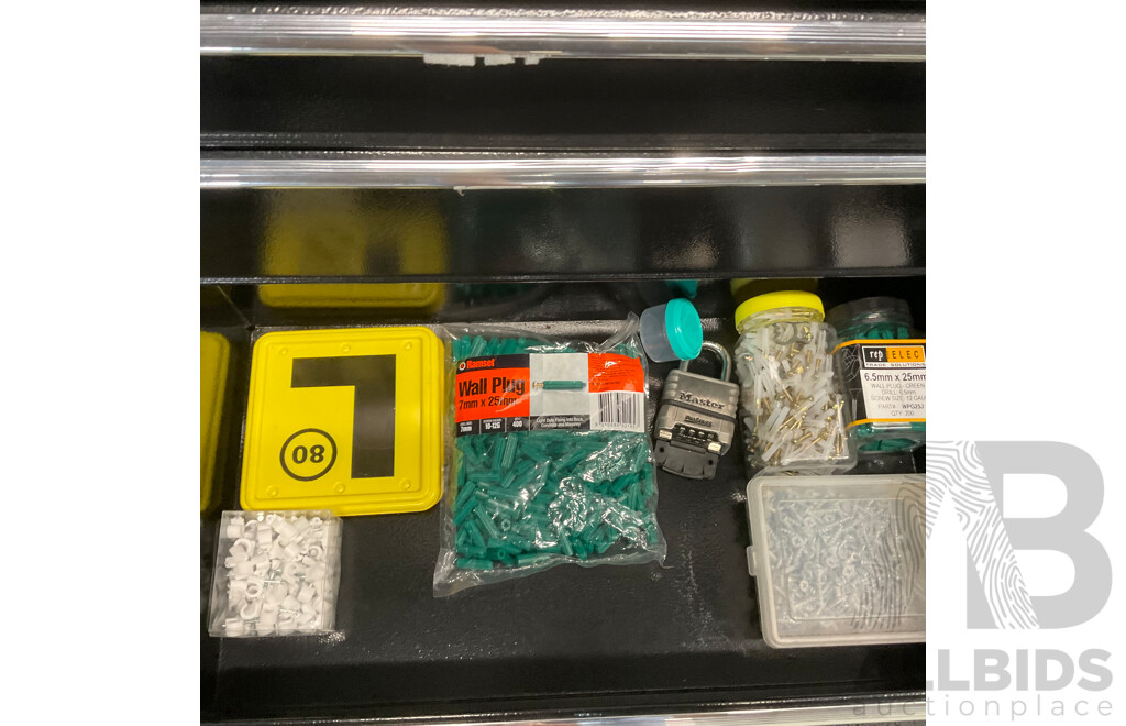 GIANTZ 15 Drawer Tool Box Cabinet Chest Trolley Toolbox Garage Storage Box with Accessories and Others