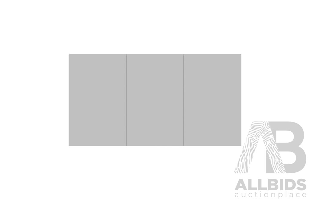 Posh Domaine 1500mm X 800mm Shaving Cabinet Standard 3 Door