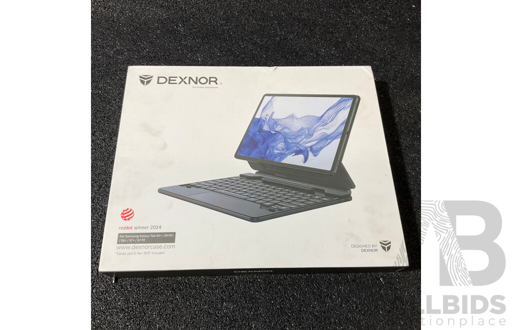 DEXNOR DK001 Keyboard Case for Samsung Galaxy Tab S9+/S9 FE+/S8+/S7+/S7FE