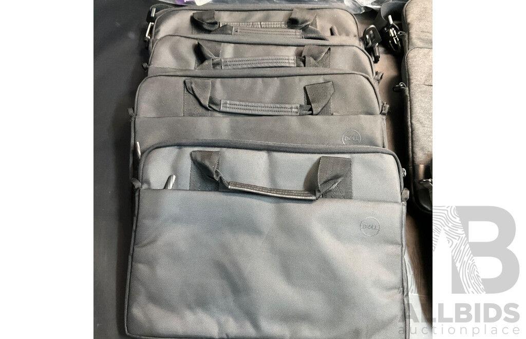 Assorted Dell ,Targus Computer Carry Bag - Lot of 9