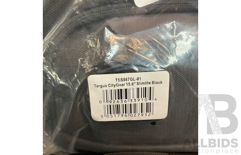 Assorted  Dell ,Targus Computer Carry Bag - Lot of 9