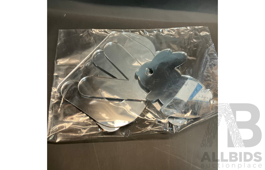 Assorted Animals Craft Wood & Mirror DIY Decoration