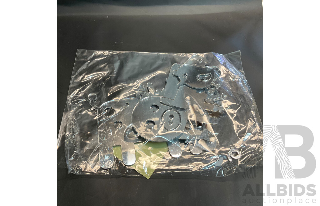 Assorted Animals Craft Wood & Mirror DIY Decoration