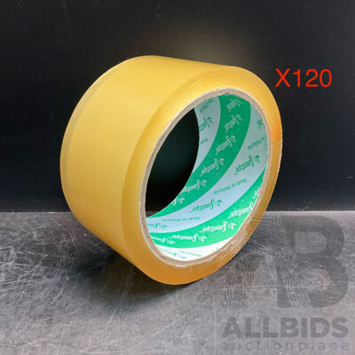 Packaging Tape Clear 48mm X 40m  - Lot of 120