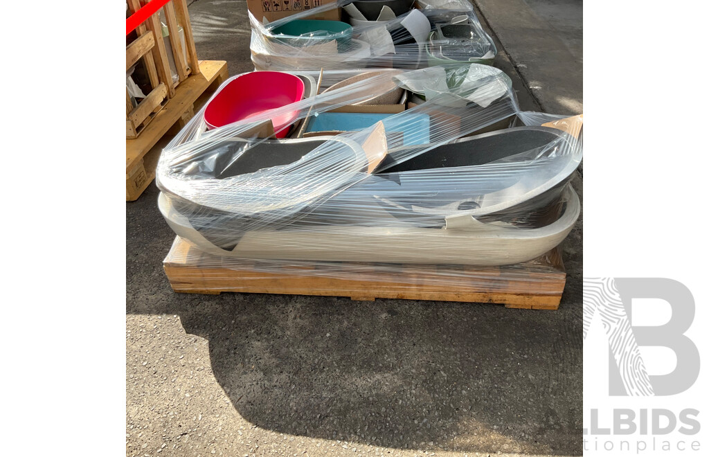 Bulk Lot - Mixed Basins and Stone Stools