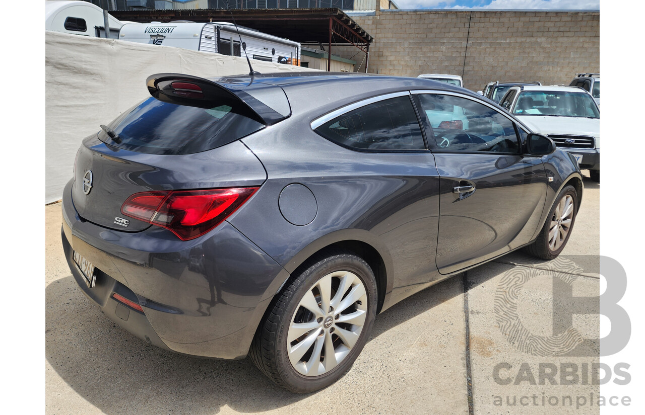 8/2012 Opel Astra GTC 1.4 PJ 3d Coupe Grey 1.4L