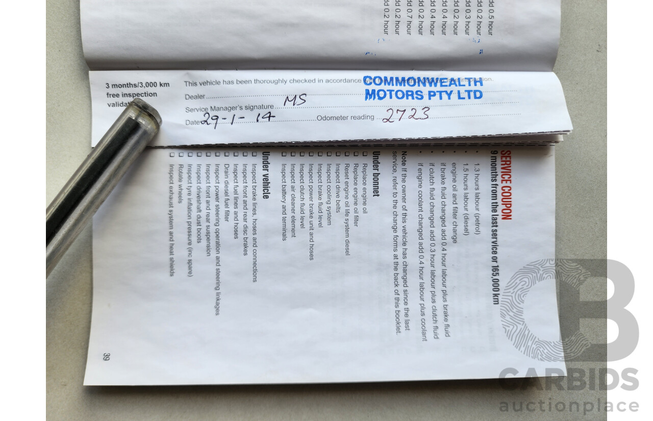 11/2013 Holden Cruze SRi V JH MY13 5d Hatchback White 1.4L