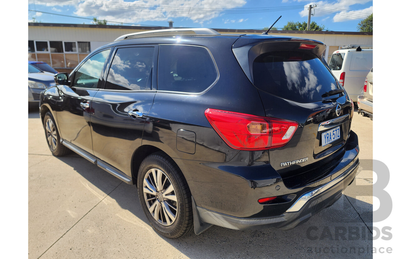 7/2018 Nissan Pathfinder ST-L N-Trek (4x4) R52 MY15 series 4d Wagon Black 3.5L