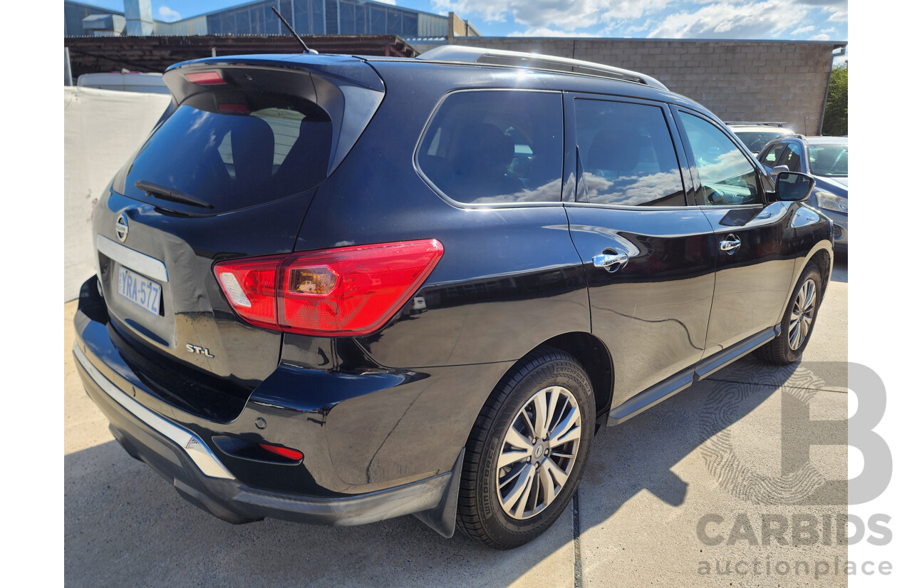 7/2018 Nissan Pathfinder ST-L N-Trek (4x4) R52 MY15 series 4d Wagon Black 3.5L