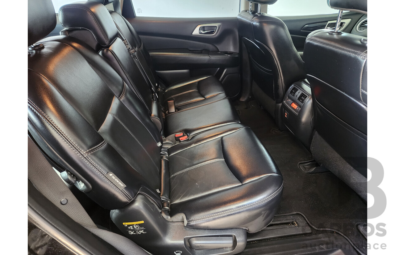7/2018 Nissan Pathfinder ST-L N-Trek (4x4) R52 MY15 series 4d Wagon Black 3.5L